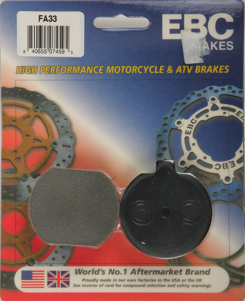 Organic Base "FA" Brake Pads