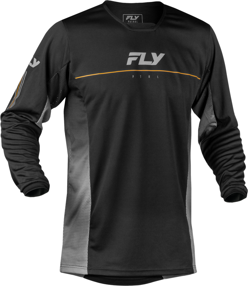 Fly Racing Patrol Jersey (2027) — Black/Grey