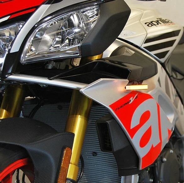 New Rage Cycles LED Front Turn Signals Aprilia Tuono V4 1100 2011-2021