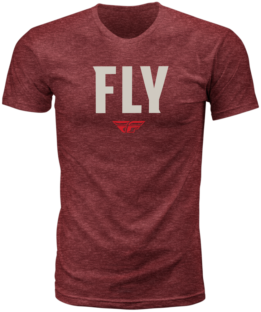 FLY WFH TEE RED HEATHER 2X