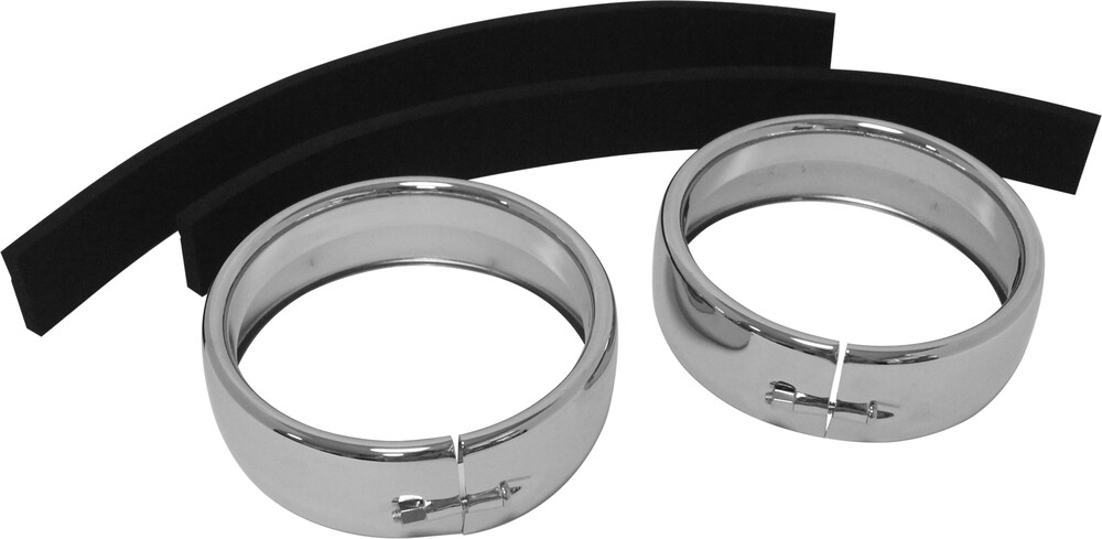 HARDDRIVE PASSING LAMP TRIM RINGS CHROME
