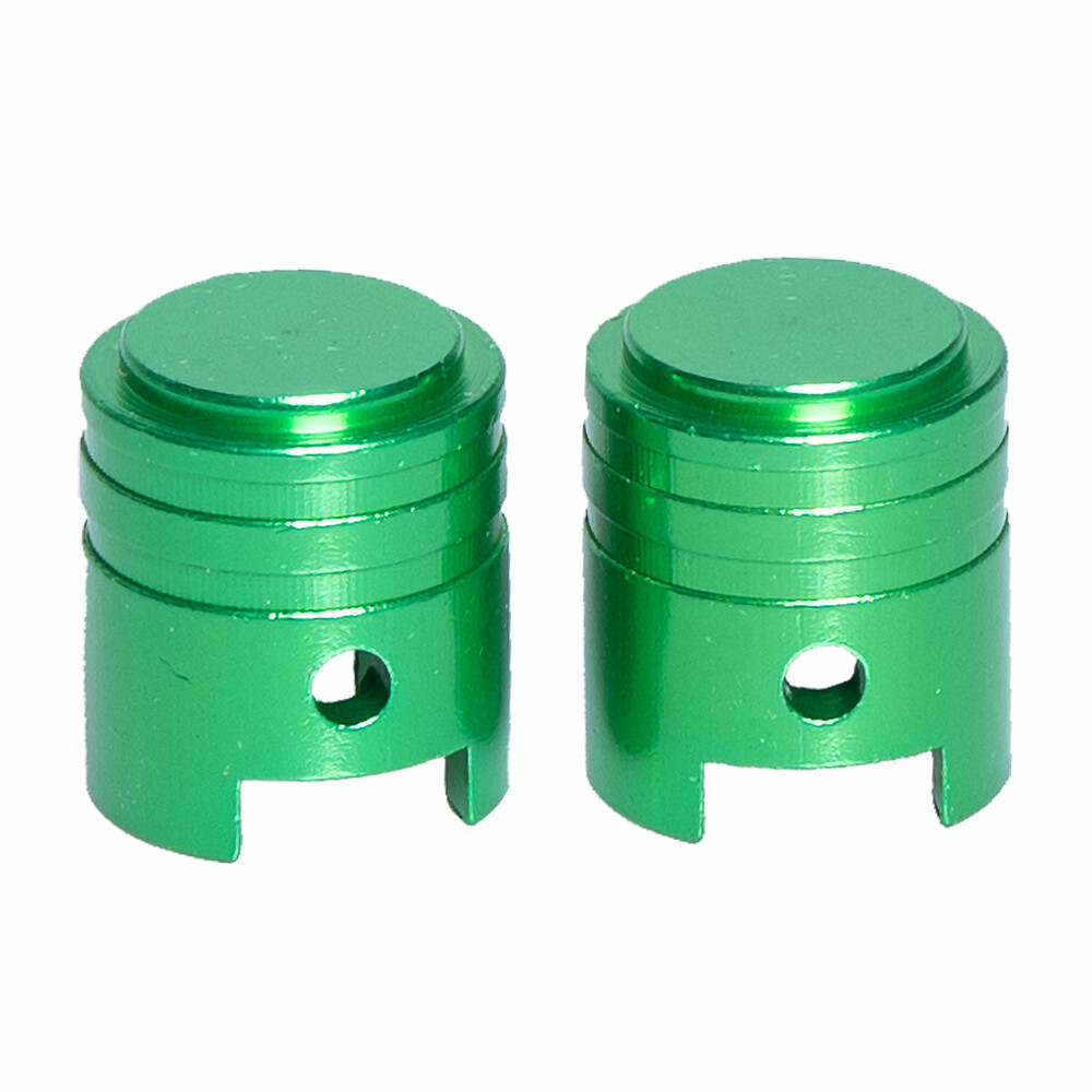 Rfx Valve Caps 2pcs Green