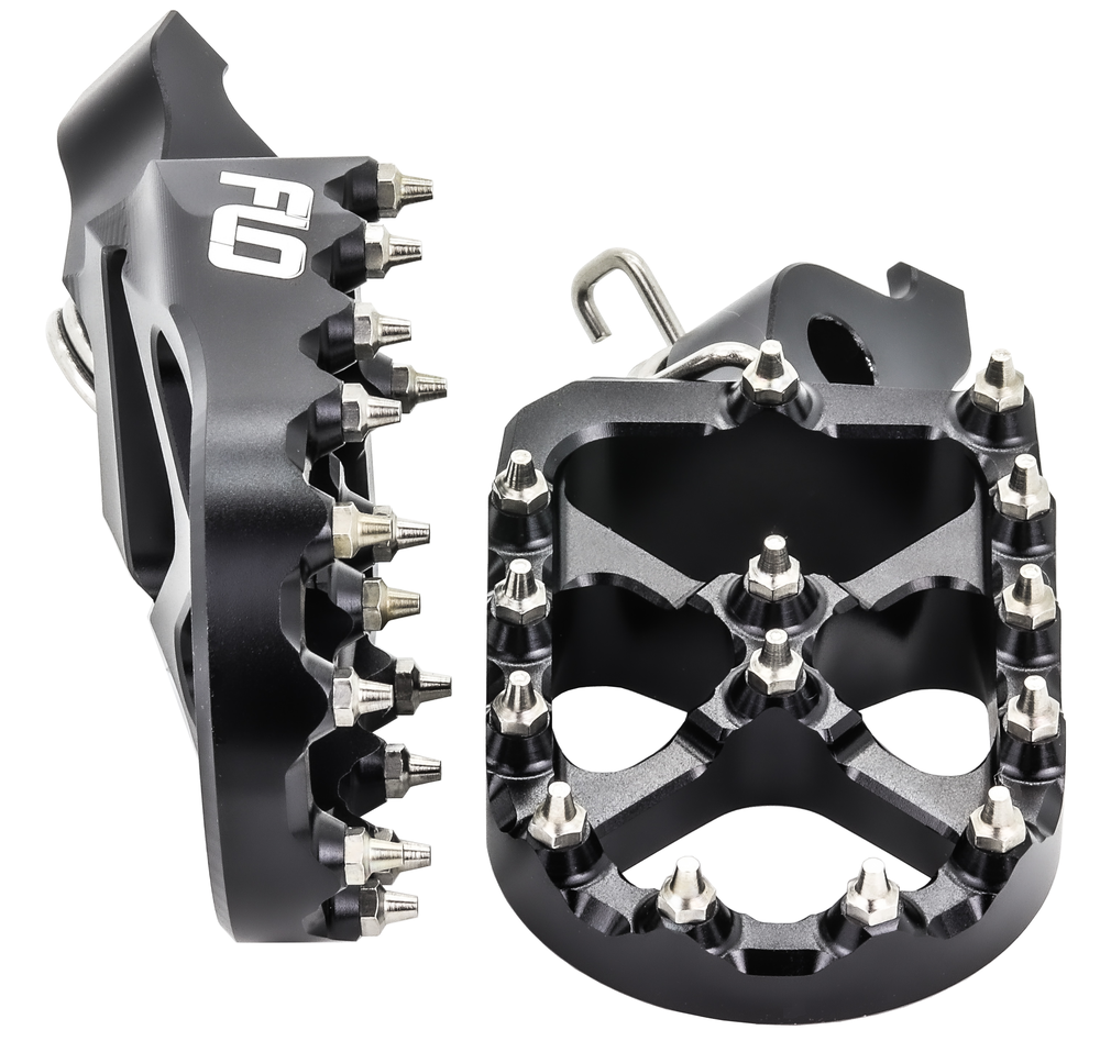 Flo Motorsports Pro Series Foot Pegs Honda / Kawasaki 50cc-230cc 2002-2025