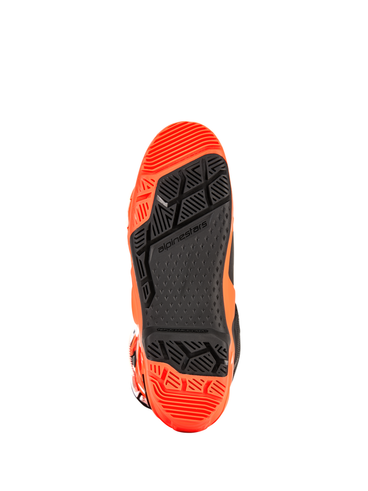 ALPINESTARS TECH 10 ENDURO BOOTS ORANGE FLUO/BLACK/WHITE 14