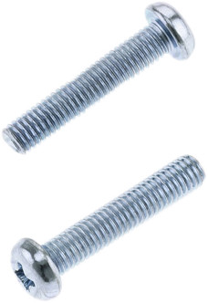 Bolt Pan Head Phillips Screw 5x0.8x25mm 10/Pk