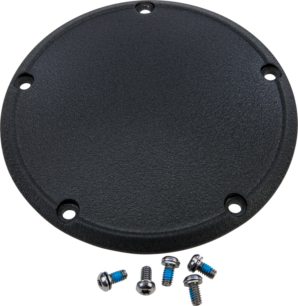 Harddrive Smooth Derby Cover Wrinkle Blk Big Twin 99-16