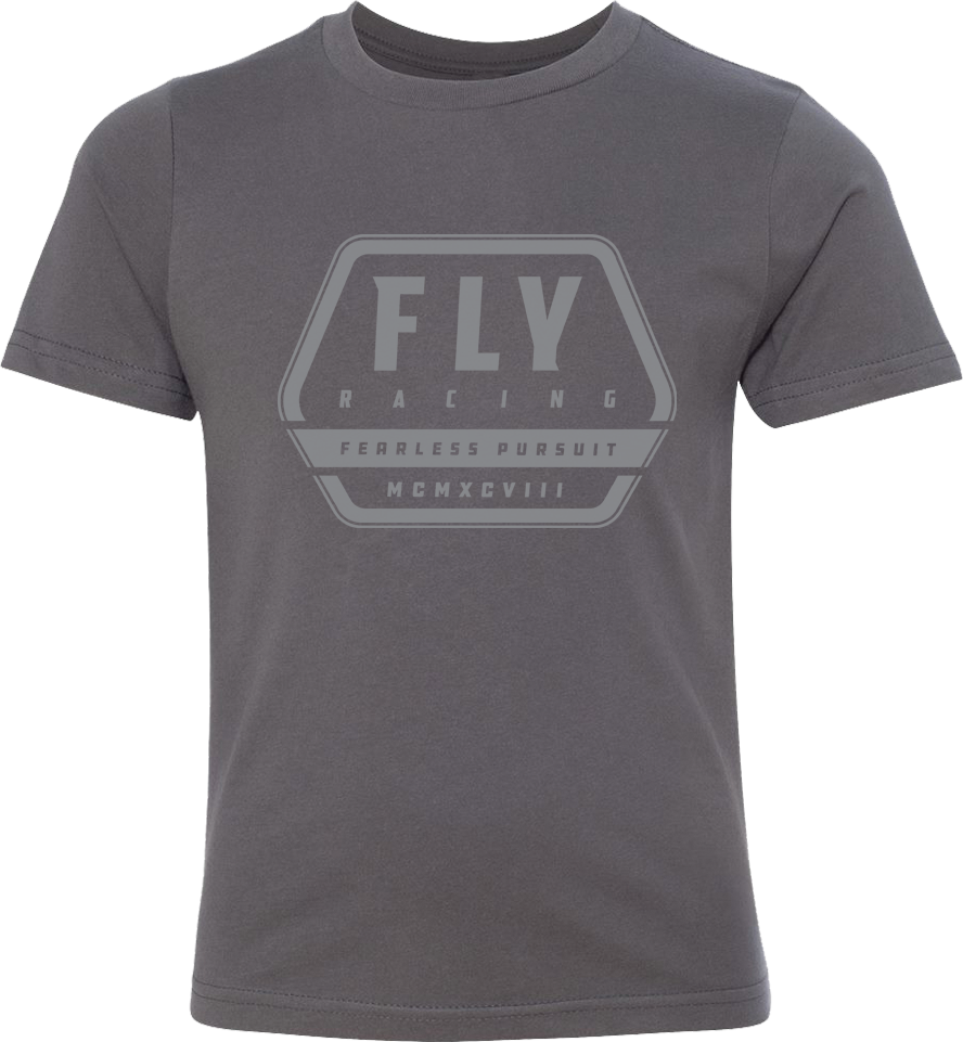 YOUTH FLY TRACK TEE GREY YL