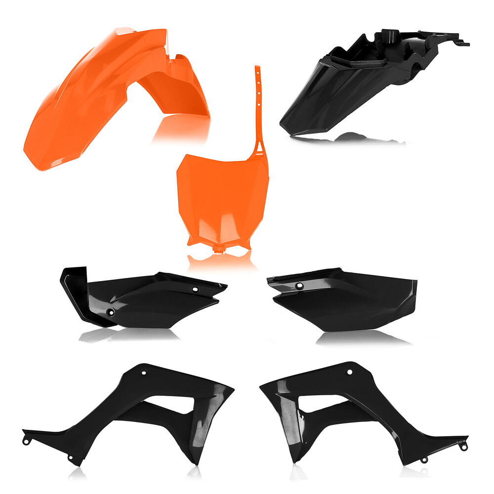ACERBIS FULL PLASTIC KIT HON ORANGE/BLACK