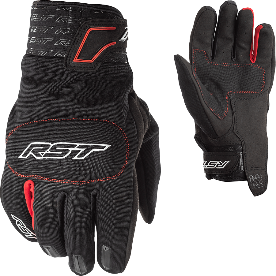 Rst Rider CE Glove — Black/Red