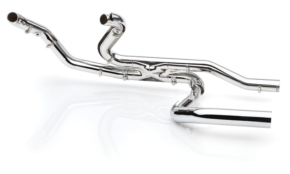 COBRA PRO CHAMBER HEADPIPES CHROME TRIKE 17-22