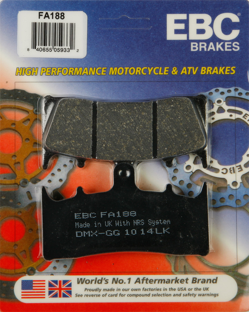 EBC FA188 Organic Front Brake Pads