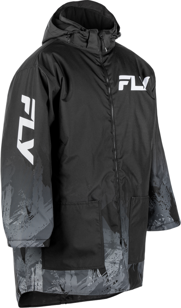 FLY RACING PIT COAT BLACK L/XL