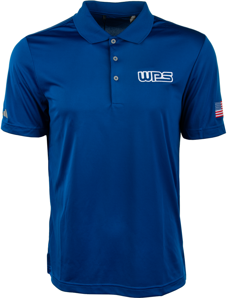WPS AM Flag Polo Royal Blue/White 2X