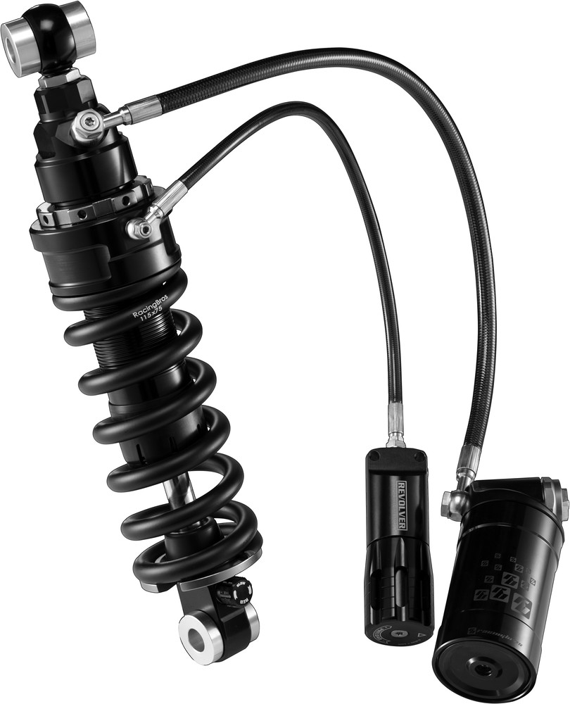 HARDDRIVE M8 SOFTAIL REMOTE RESV. SHOCK 13" W/ PRELOAD ADJUSTABLE