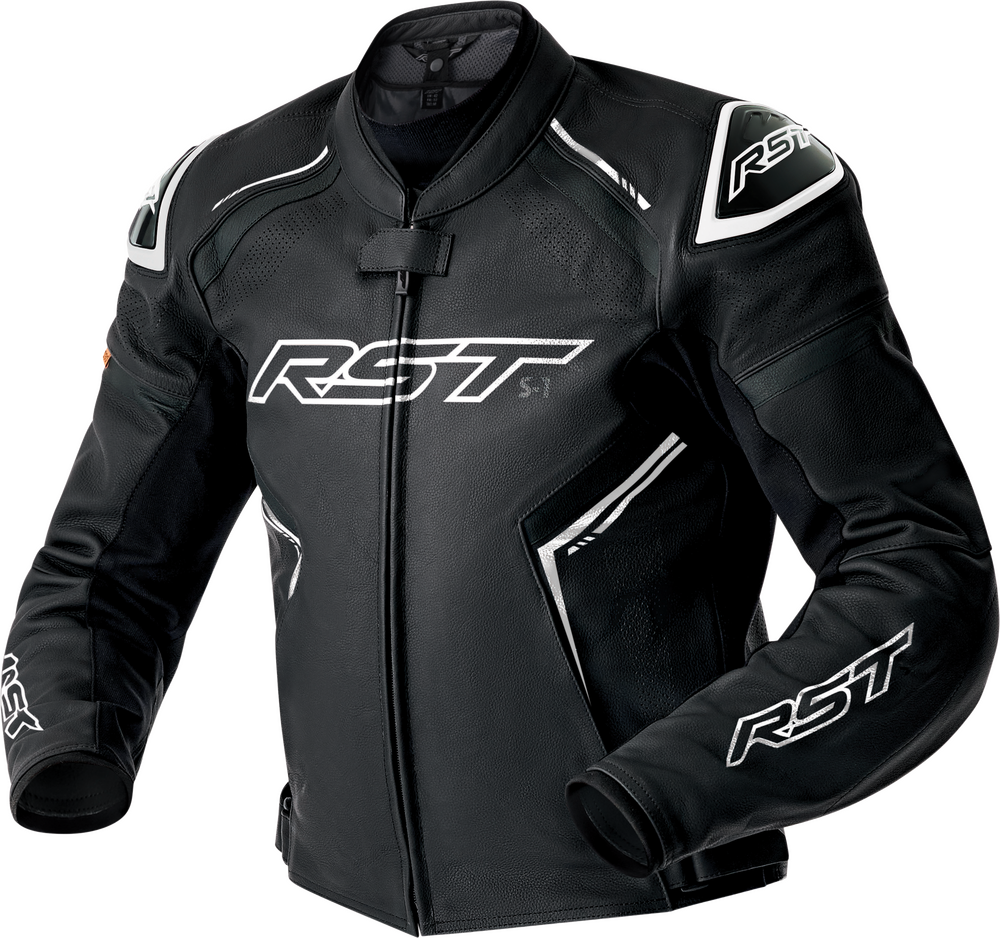 Rst S1 Air D3O Leather Jacket — Black/White