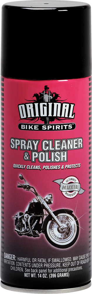 BIKE SPIRITS SPRAY CLEANER & POLISH 14 OZ