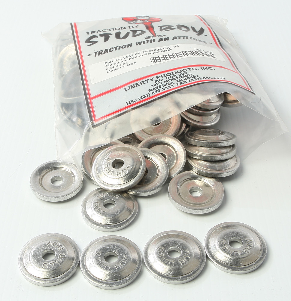 STUD BOY POWER PLATE ROUND BACKERS 84/PK