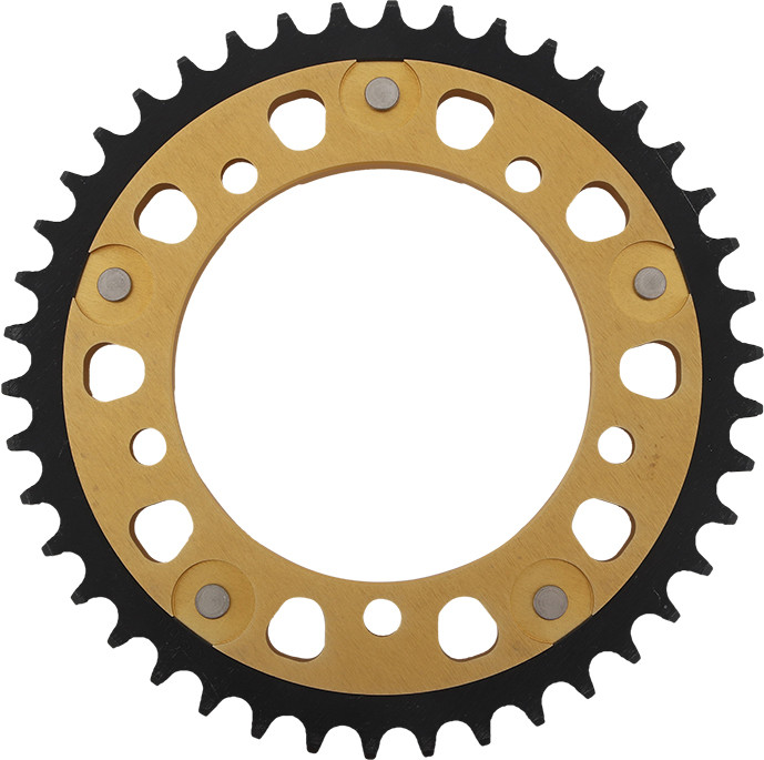 REAR STEALTH SPROCKET ALU/STL 42T-530 GLD SUZ