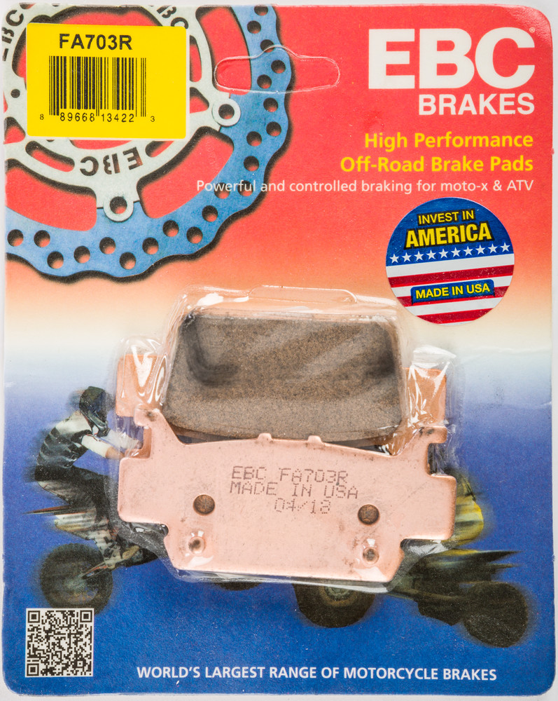EBC BRAKE PADS FA703R SINTERED R SERIES