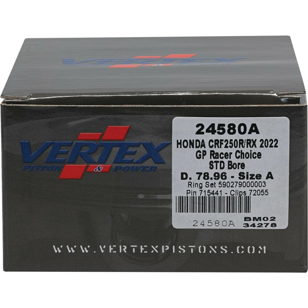 VERTEX PISTON KIT GP RC FORGED 78.96/STD 14.1:1 HON