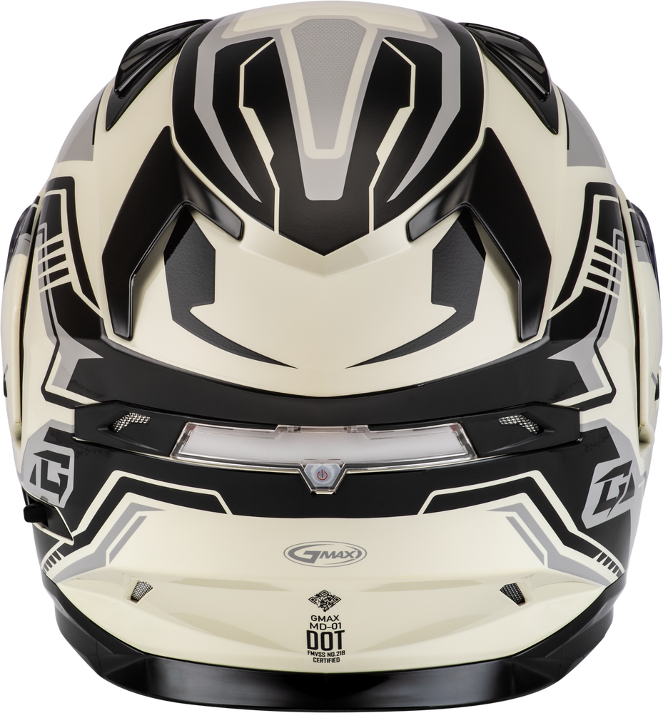 GMAX MD-01S TRANSISTOR SNOW HELMET WHITE/GREY/BLACK XS