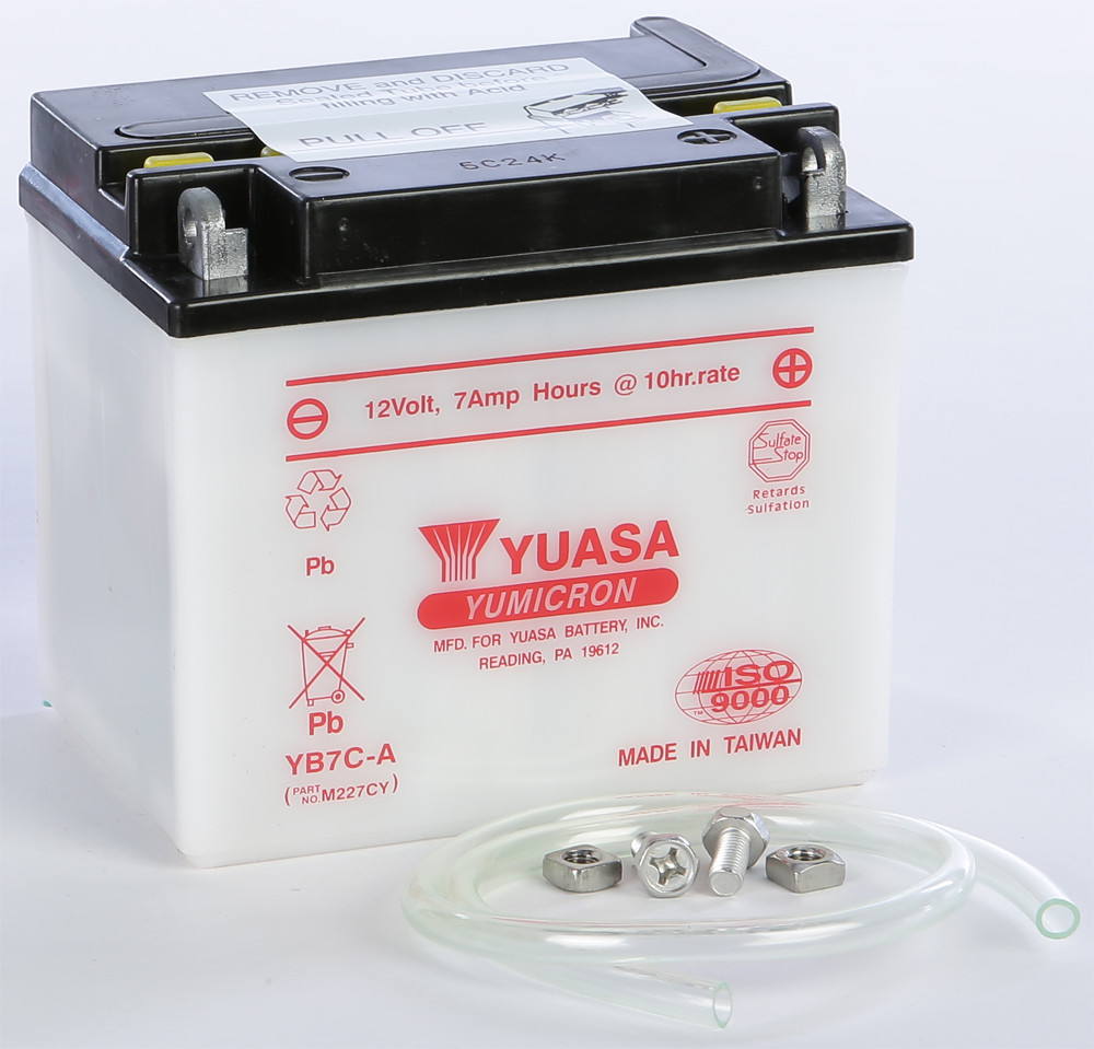 YUASA BATTERY YB7C-A CONVENTIONAL