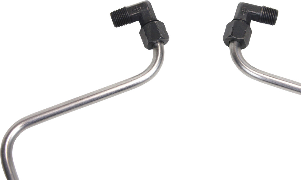 OLD STF STAINLESS/BLACK ROCKER BOX SPLIT OIL LINE