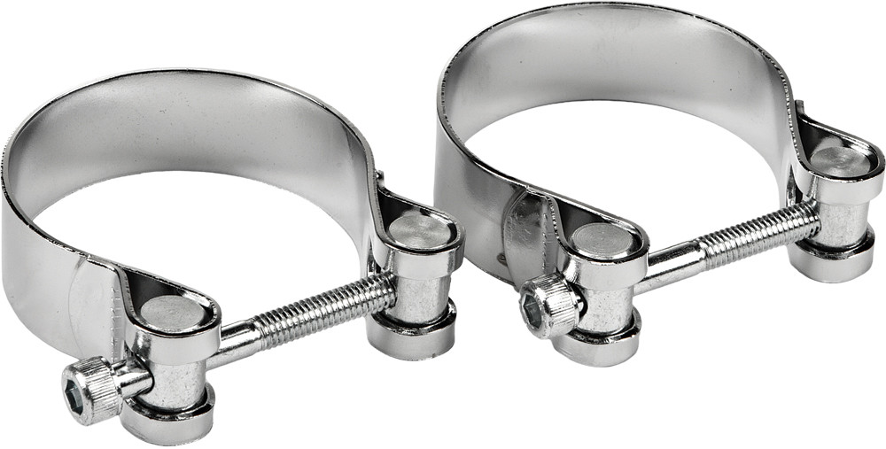 HARDDRIVE EXHAUST END CLAMPS 48-65 PANHEAD 54MM