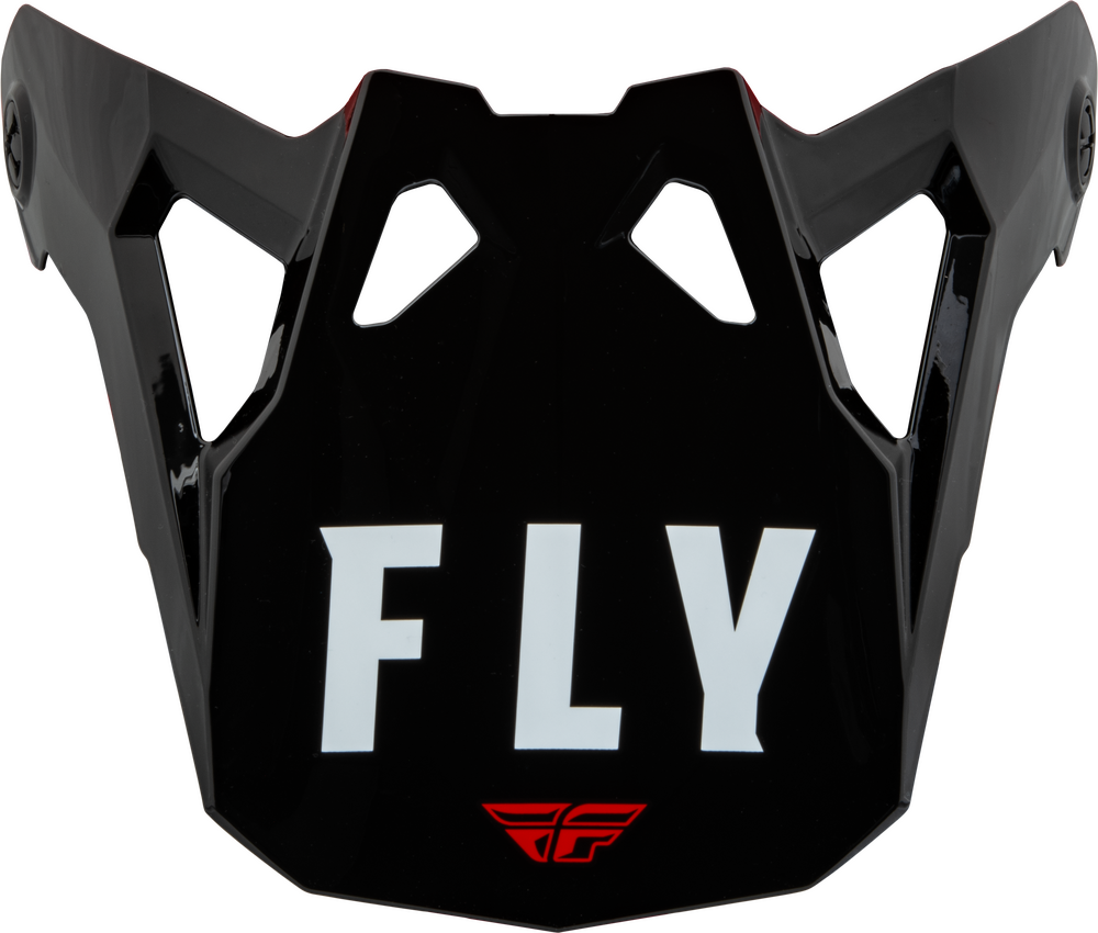 Fly Racing Formula CP Slant Visor — Red/Black/White
