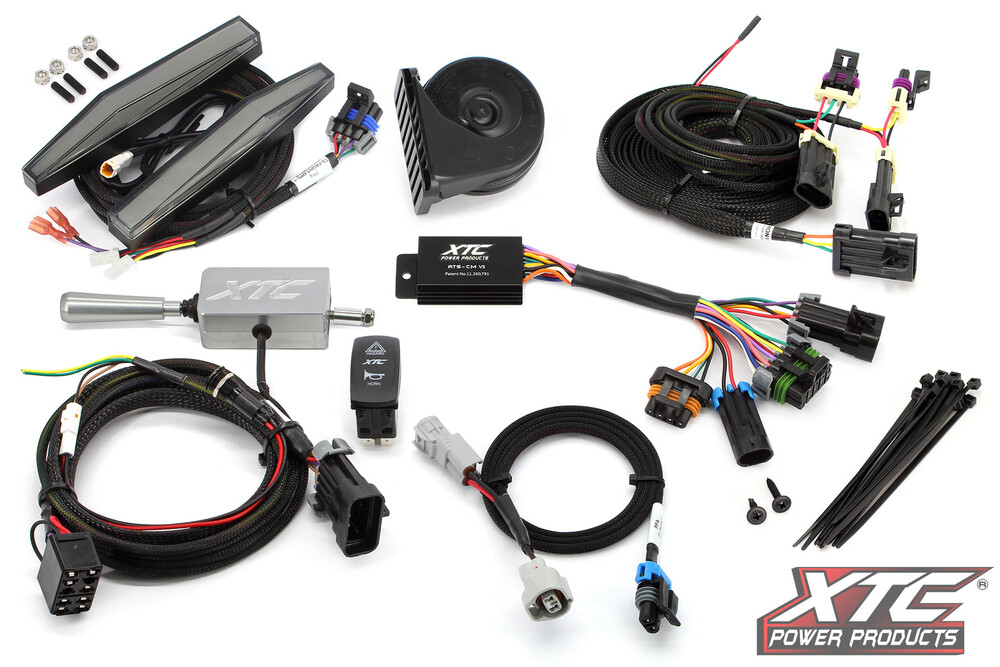 AUTO TURN SIGNAL KIT W/ BILLET LEVER AND FRONT DRL LIGHTS HON