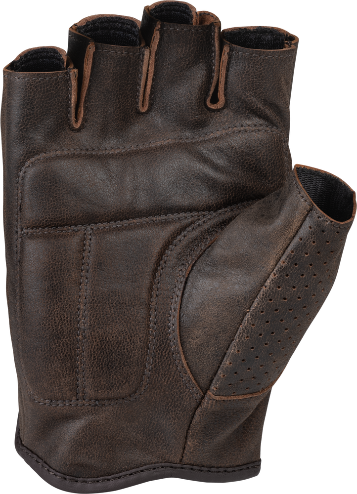 HIGHWAY 21 HALF JAB GLOVES BROWN 2X