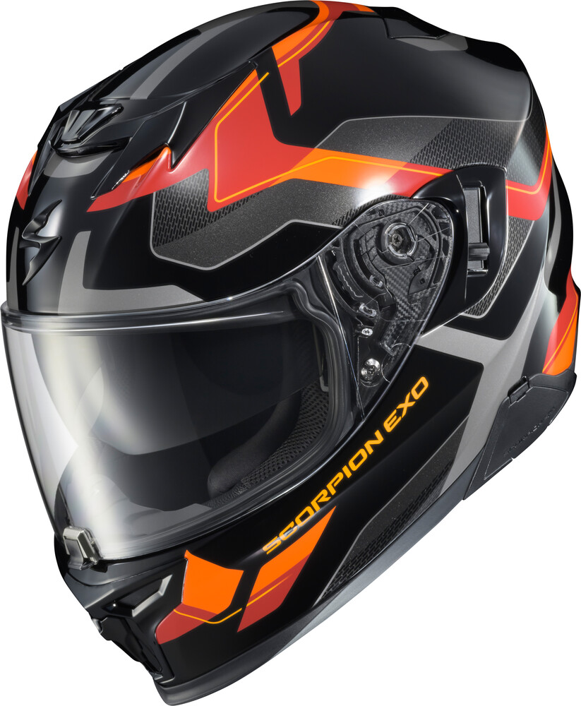 SCORPION EXO EXO-T520 FULL FACE HELMET ZUSE ORANGE SM