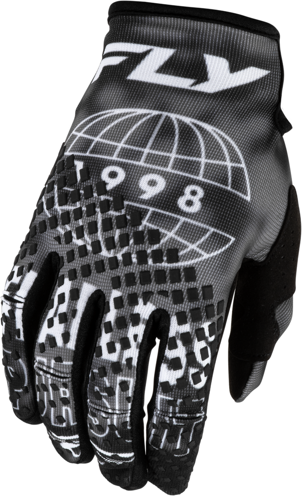 Fly Racing Kinetic Blur Gloves (2027) — Black/Grey