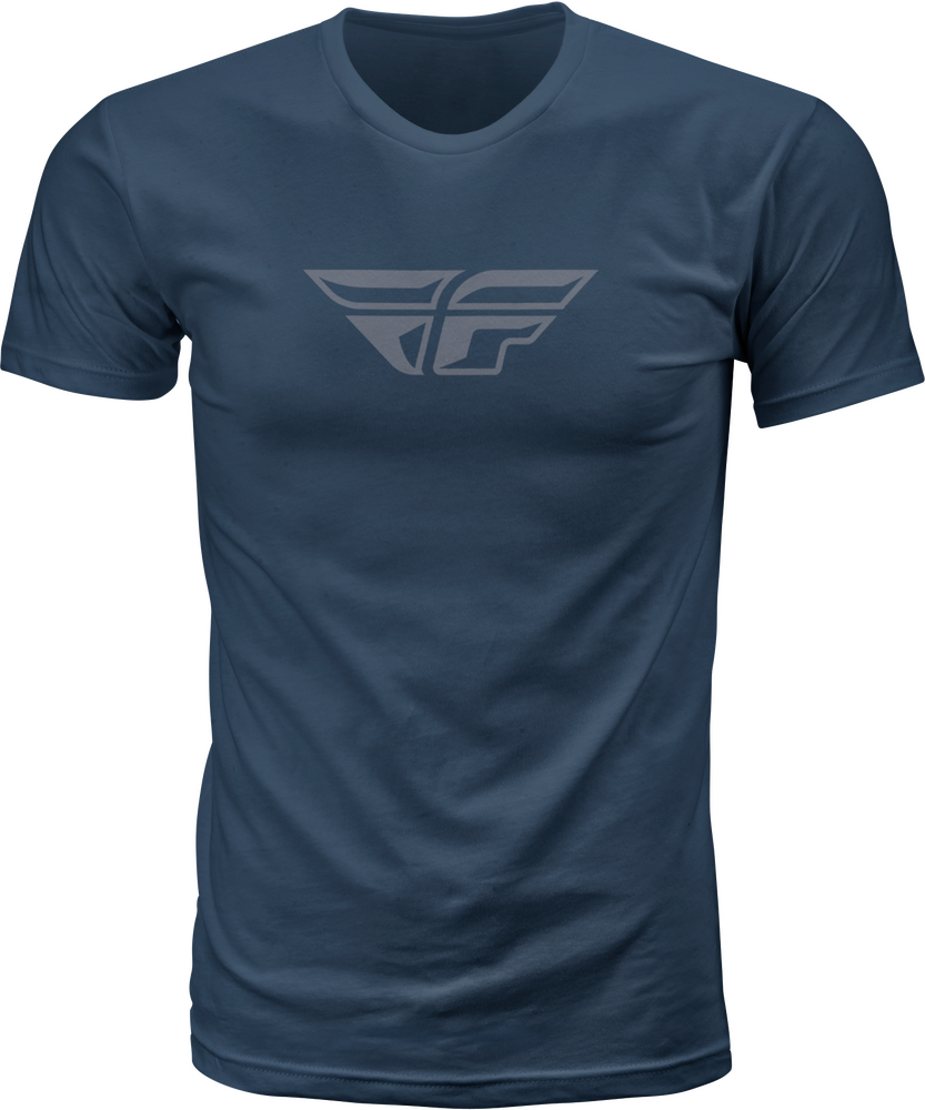 Fly Racing F-Wing Tee — Midnight Navy/Grey