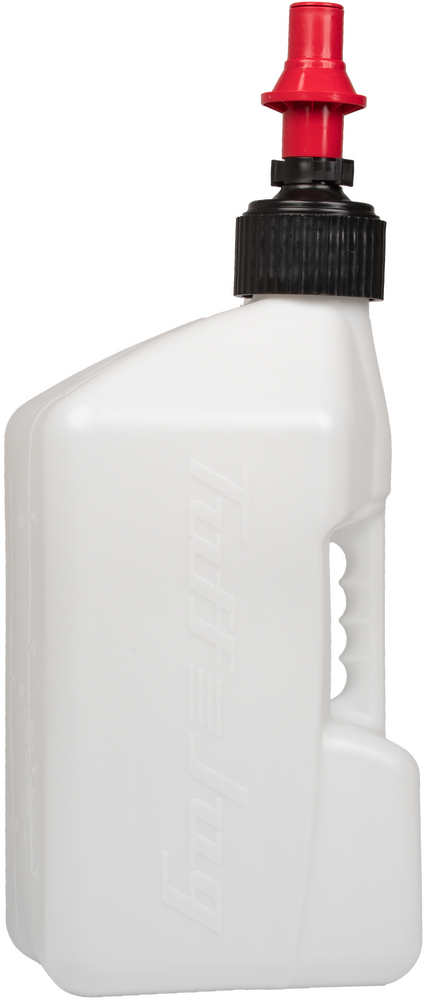 UTILITY CONTAINER WHITE W RED CAP 5 GAL