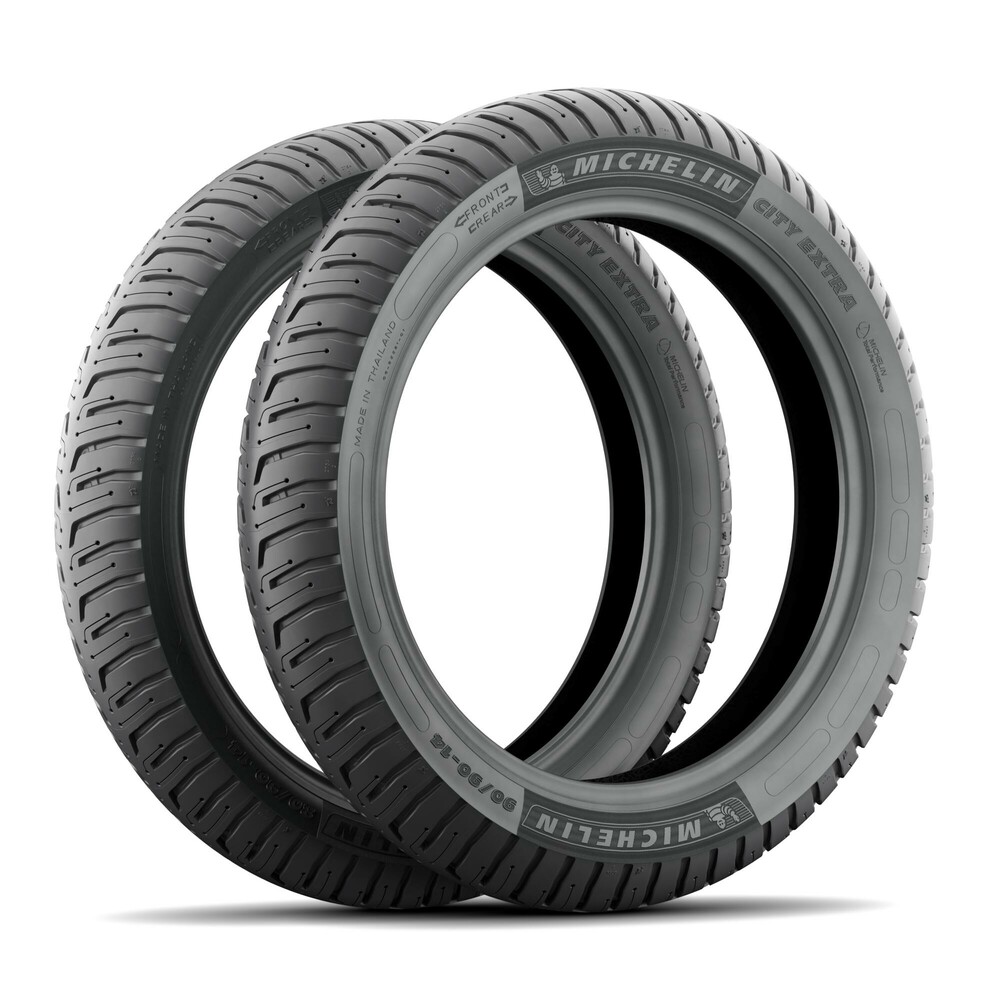 MICHELIN TIRE REINF CITY EXTRA FR/RR 80/90-17 50S BIAS TL