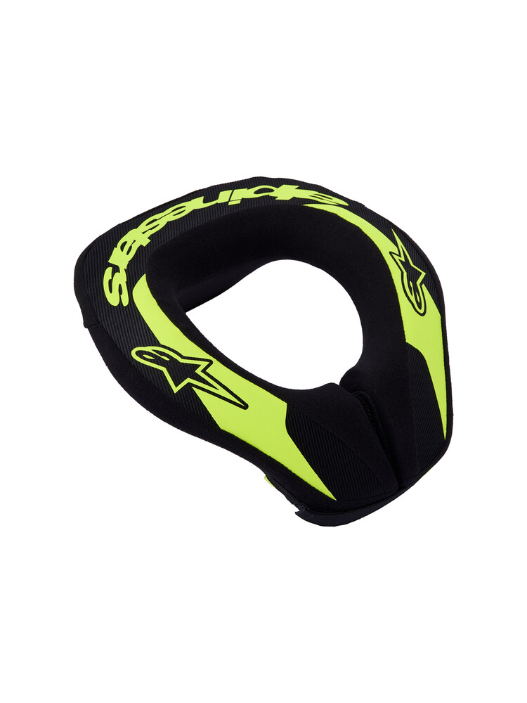 Alpinestars Youth Sequence Neck Support — Yellow Fluo/Black