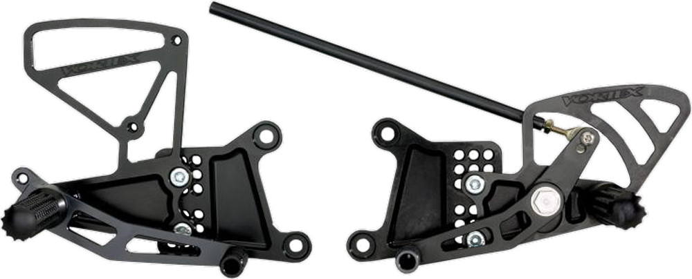 VORTEX REAR SET COMPLETE BLK YAM