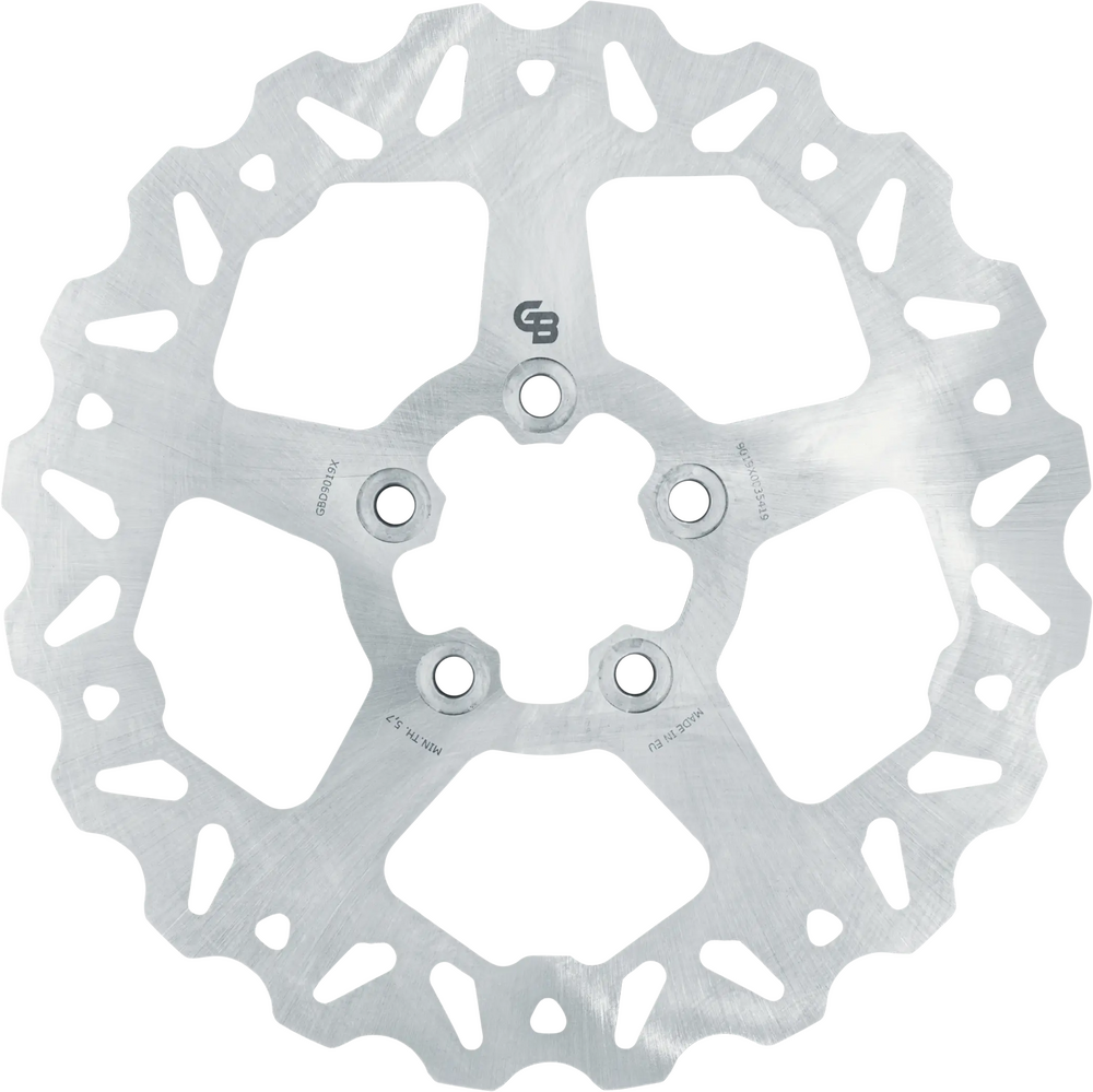 ROTOR 11.5" SOLID WAVE RR STAINLESS 2.22" INNER BORE