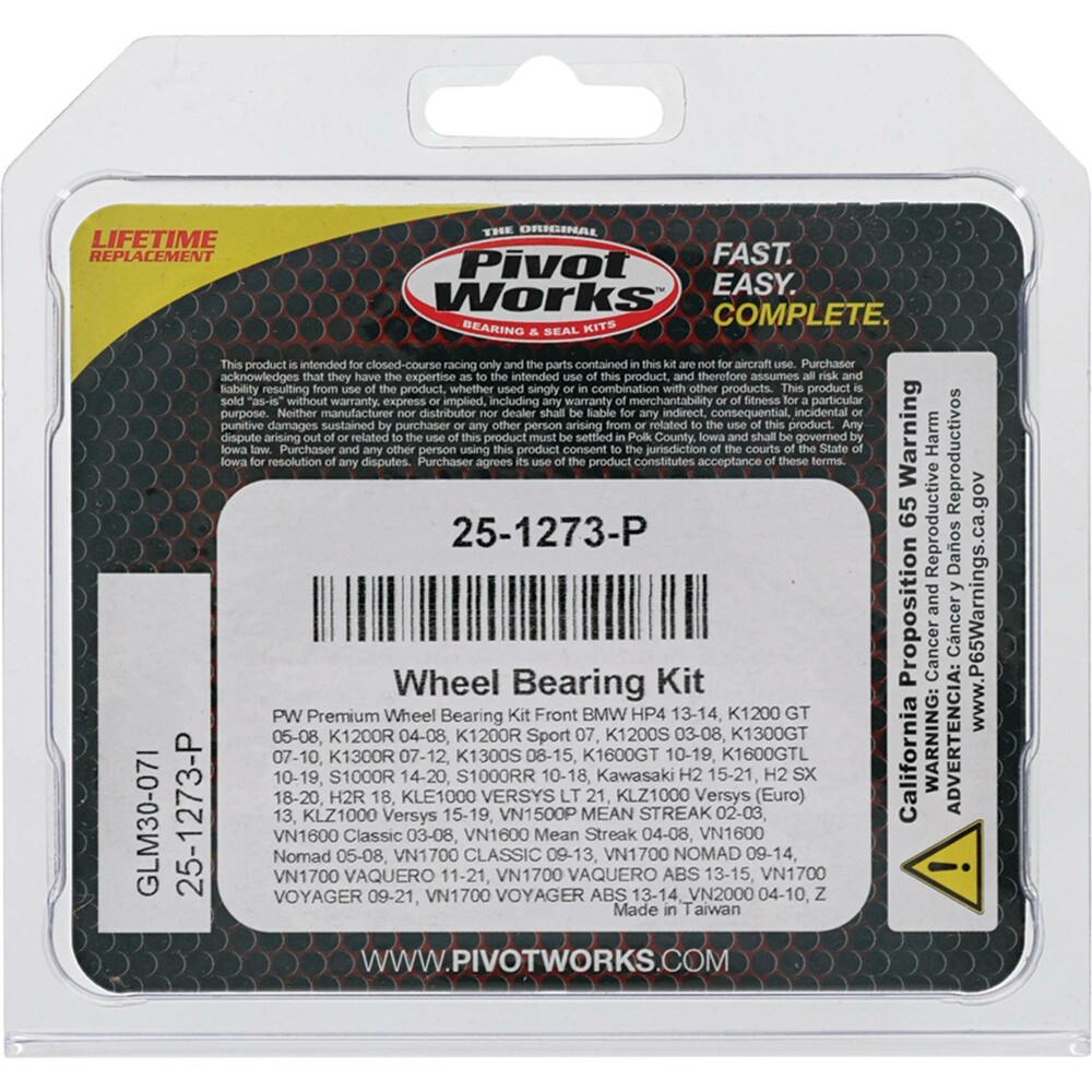 PIVOT WORKS WHEEL BEARING KIT PREMIUM