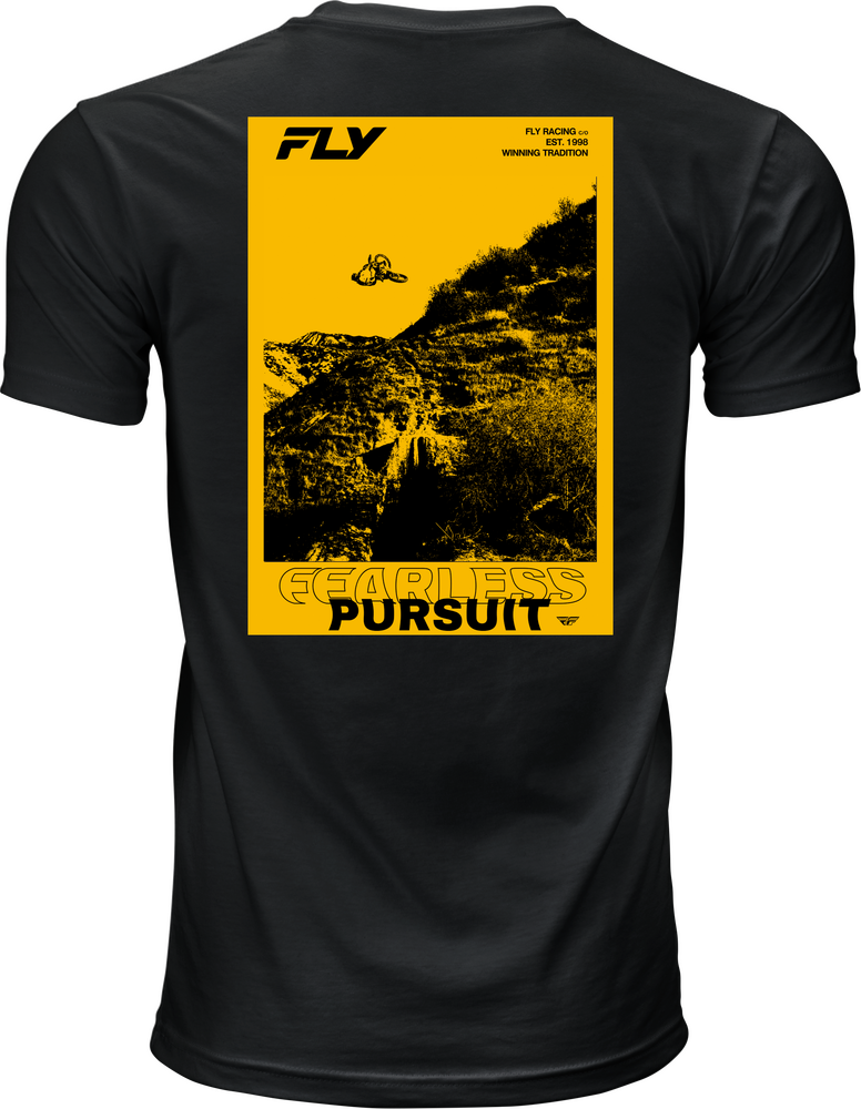 FLY RACING FLY FREERIDE TEE BLACK LG