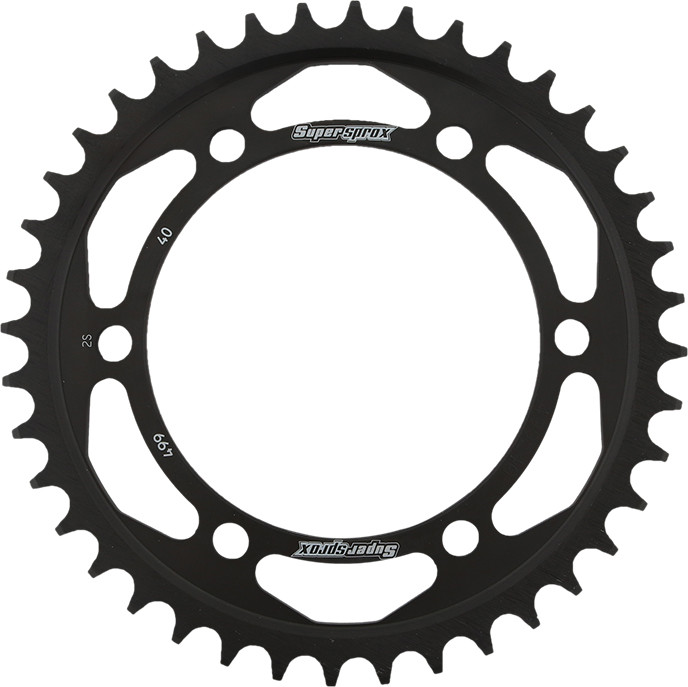 REAR SPROCKET STEEL 40T-530 BLK KAW/SUZ
