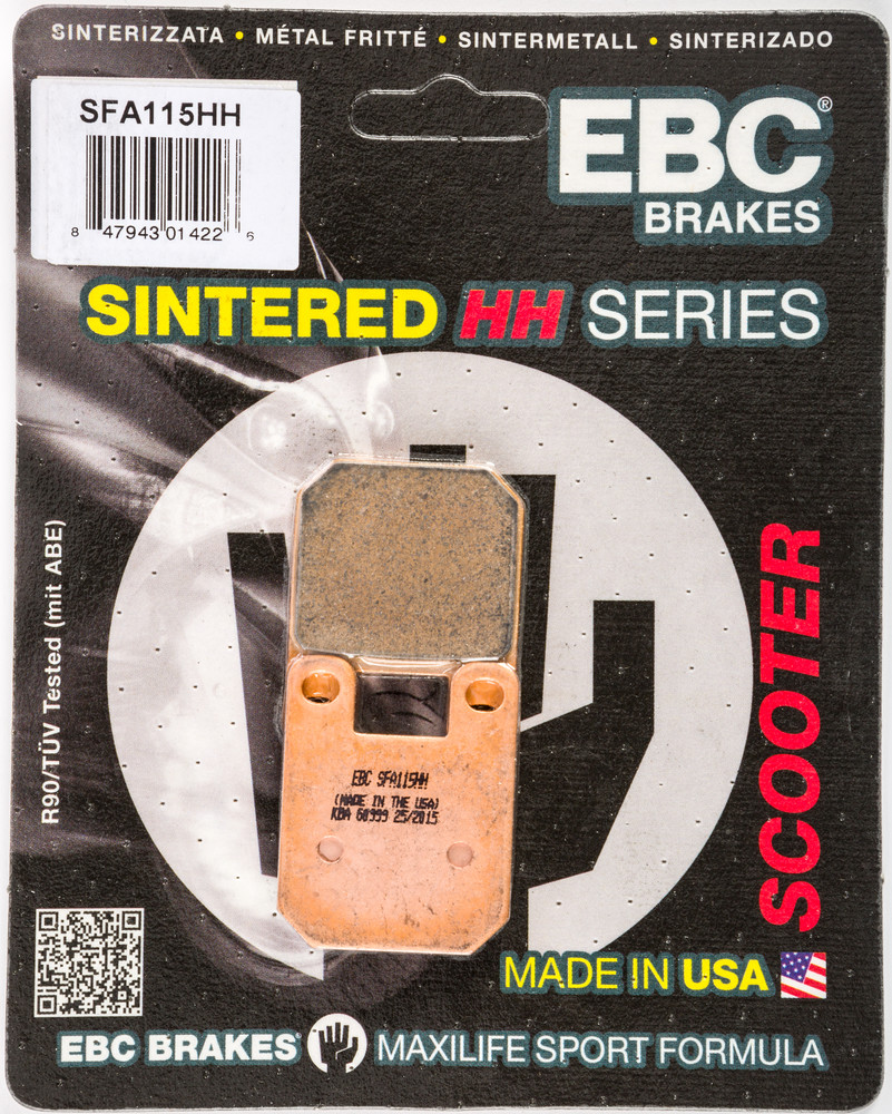 EBC BRAKE PADS SFA115HH DOUBLE-H SINTERED