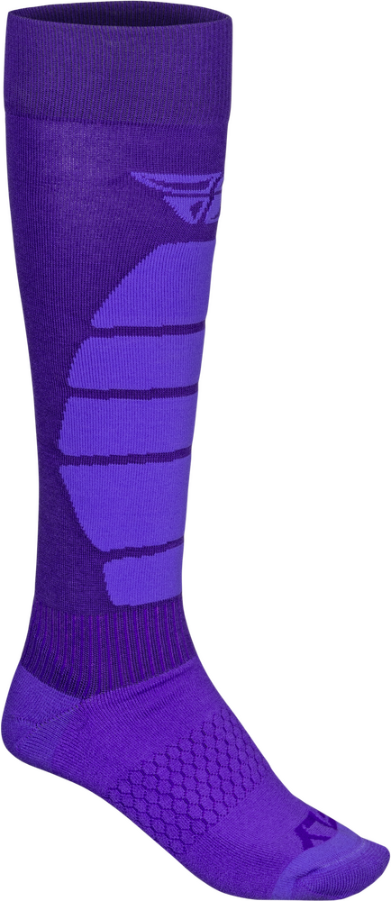FLY RACING SNOW PERFORMANCE COOLMAX SOCK PURPLE SM/MD