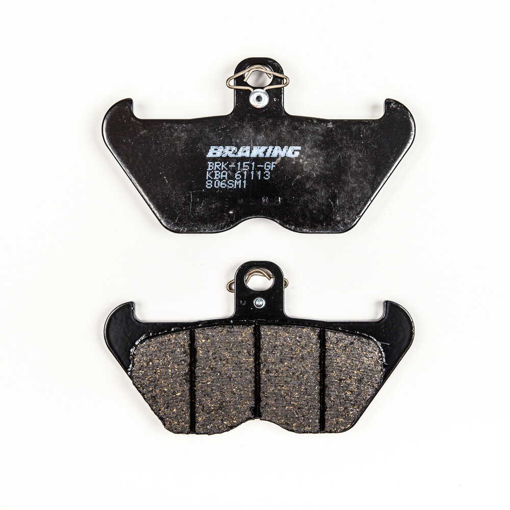 BRAKING BRAKE PAD SET SEMI-METALLIC
