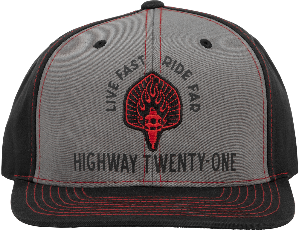 HIGHWAY 21 RANGER HAT BLACK/GREY