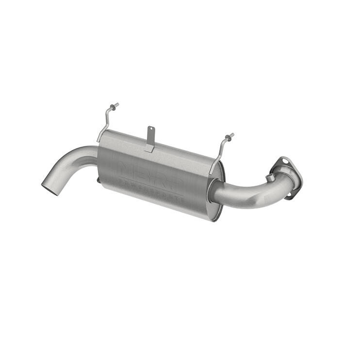 Mbrp Single Slip-On System W/ Oval Sport Muffler Chrome