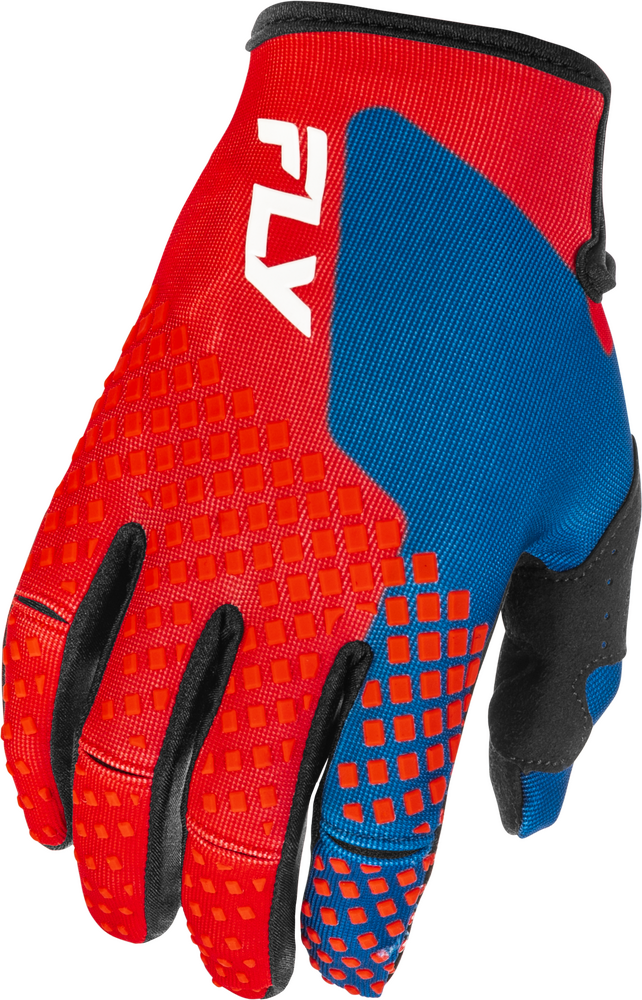 Fly Racing 2026 Kinetic Gloves — Red/White/Blue