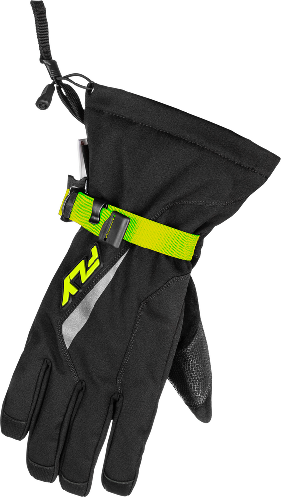 Fly Racing Title Gauntlet Gloves (2026) — Black/Hi-Vis