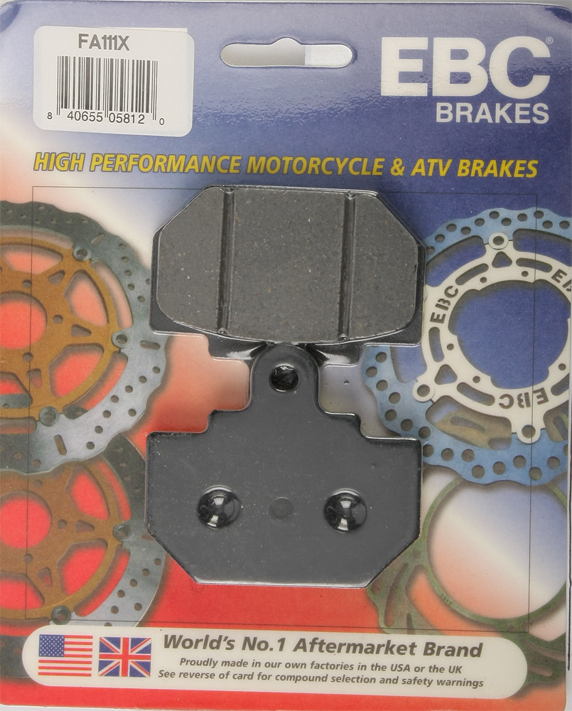 EBC BRAKE PADS FA111X CARBON X SERIES